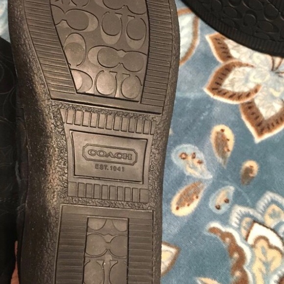 Black coach boots